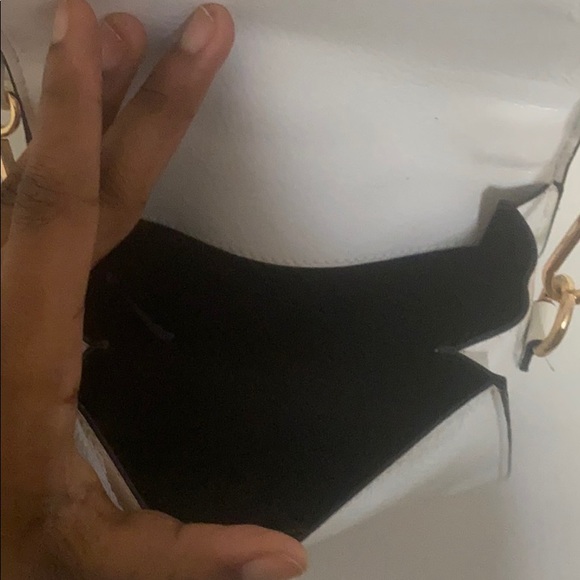 White Crossbody/Clutch Purse - Picture 3 of 3